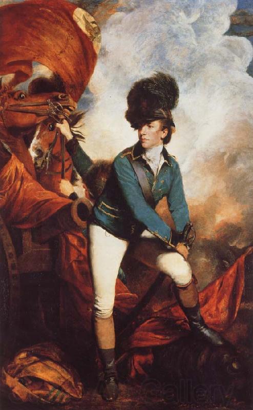 Sir Joshua Reynolds Colonel Banastre Tarleton Norge oil painting art